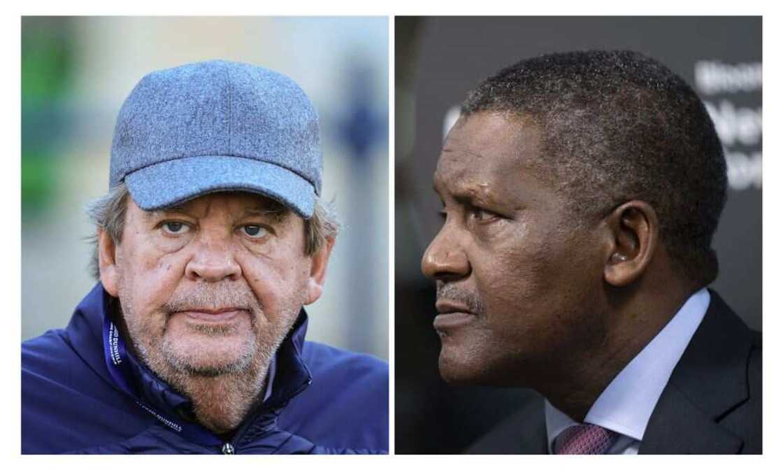 Aliko Dangote, Johann Rupert, Nigeria, South Africa