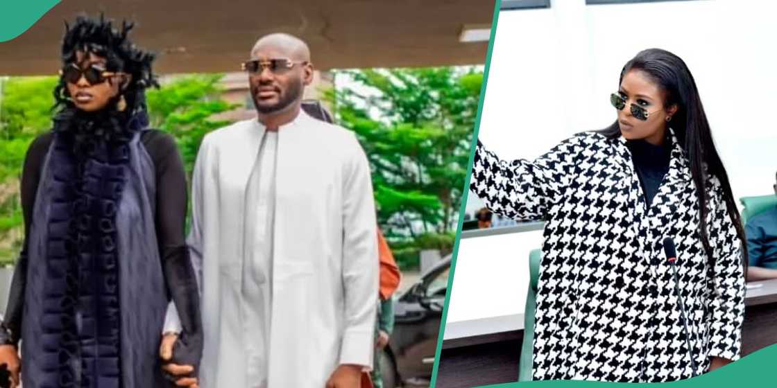 Natasha Osawuru steps out with 2Baba for event. Natasha Osawuru steps out with 2Baba for event.