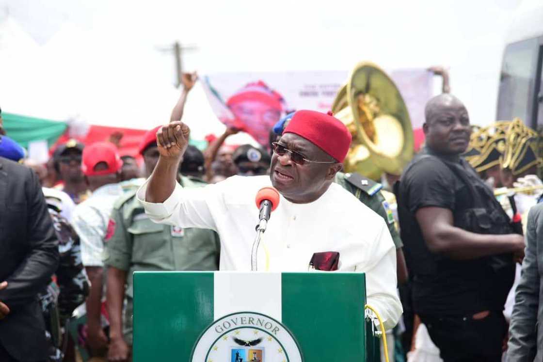 Governor Okezie Ikpeazu/Abia State/17 LGA Chairmen, Deputies, Councillors Dissolved Governor Okezie Ikpeazu/Abia State/17 LGA Chairmen, Deputies, Councillors Dissolved