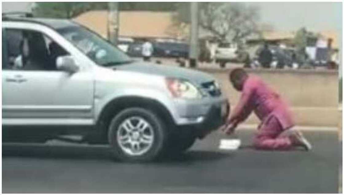 Praying man