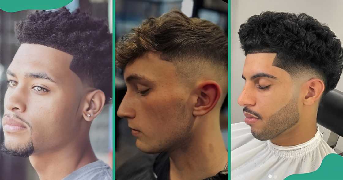 Textured crops of different lengths with a low and a high fade. Textured crops of different lengths with a low and a high fade.
