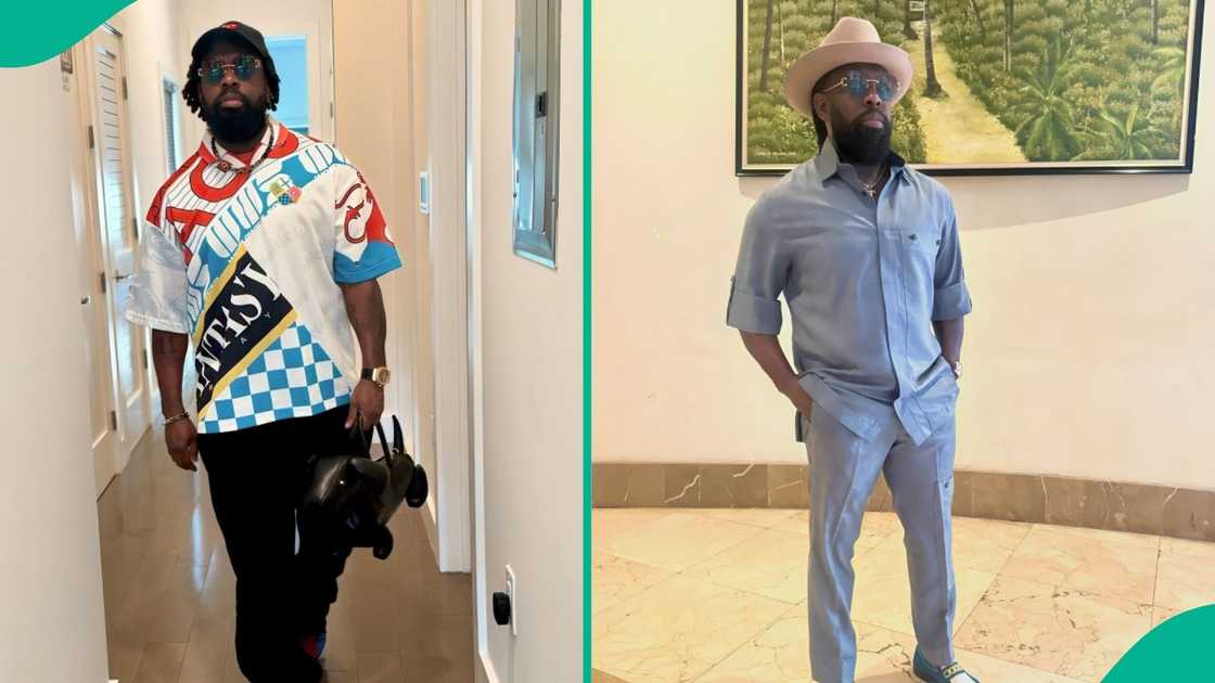 Timaya’s revealing outfit sparks online reactions as fans comment on the singer’s fashion style