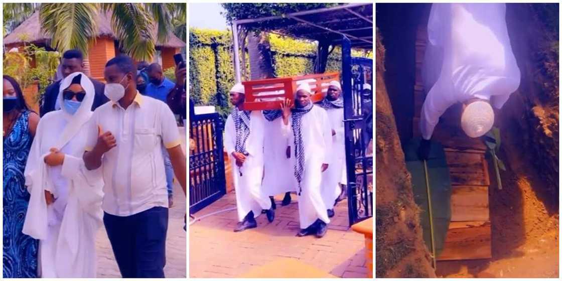 Toyin Lawani shares emotional video from burial of her father Shewu Olanrewaju Lawani Toyin Lawani shares emotional video from burial of her father Shewu Olanrewaju Lawani