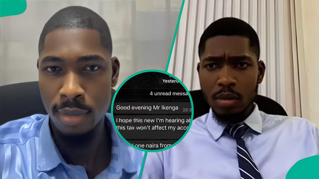 New Tax Laws: Nigerian Banker Displays Unexpected Messages He Got From Customer, Screenshot Trends