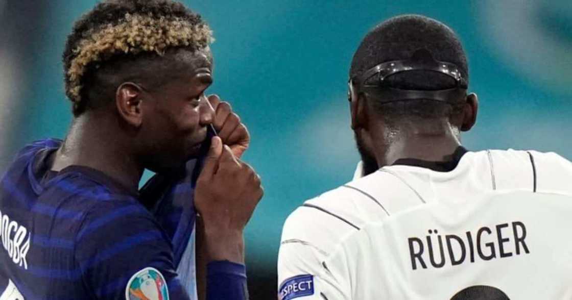 Chelsea's Antonio Rudiger Bites Paul Pogba During Tense Euro 2020 Clash Chelsea's Antonio Rudiger Bites Paul Pogba During Tense Euro 2020 Clash