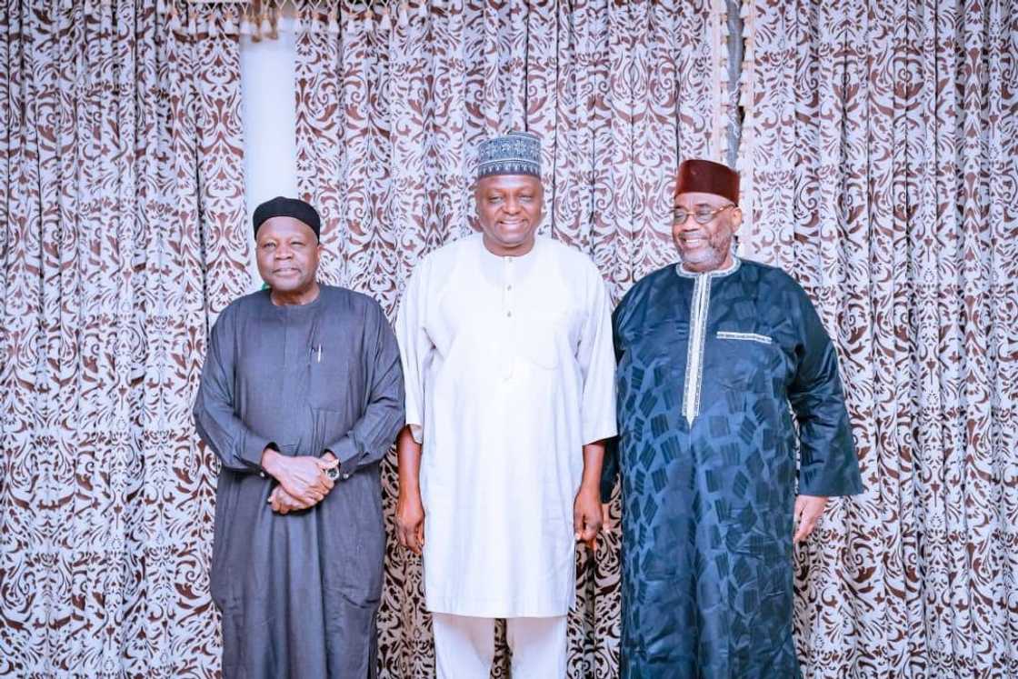 Bayero Nafada, Inuwa Yahaya da shugaban APC