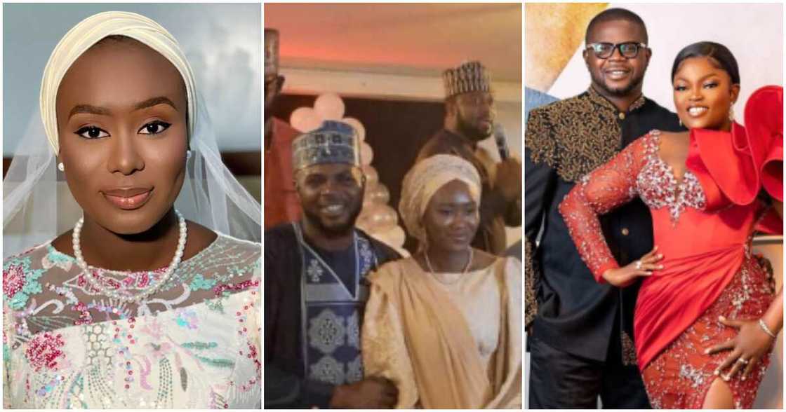 Photos of Funke Akindele's ex-husband JJC Skillz with his new wife. Photos of Funke Akindele's ex-husband JJC Skillz with his new wife.