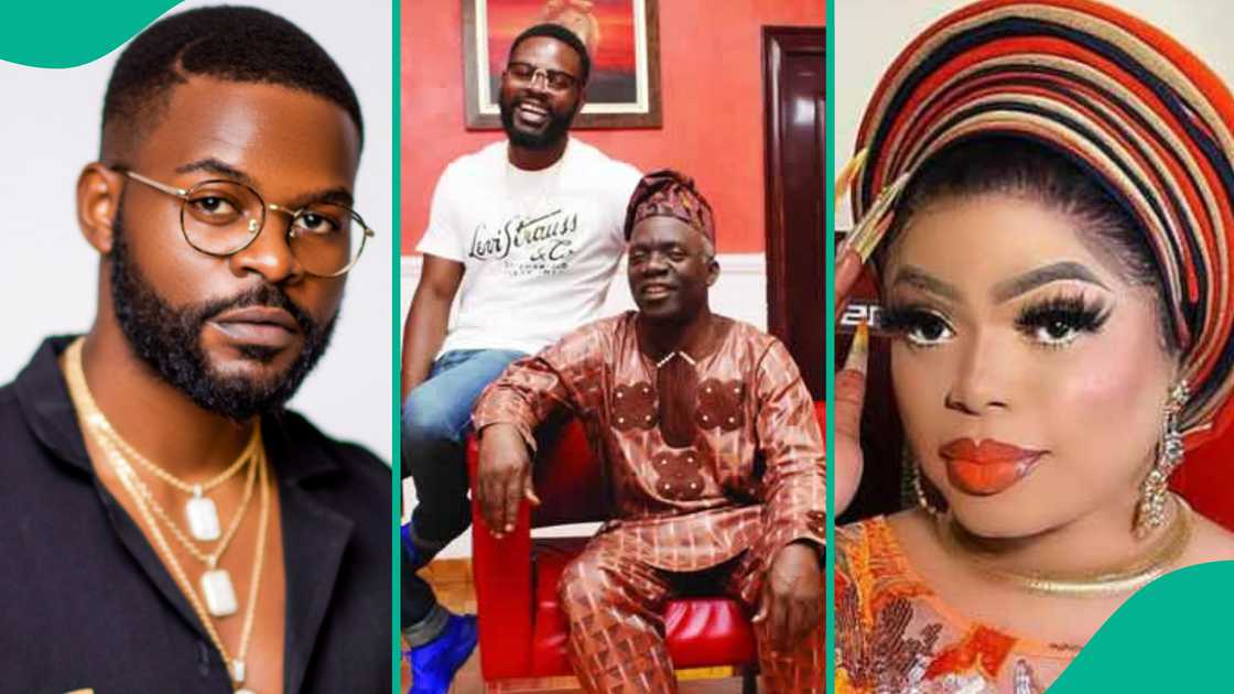 Falz and his dad Femi Falana linked to Bobrisky's mess. Falz and his dad Femi Falana linked to Bobrisky's mess.