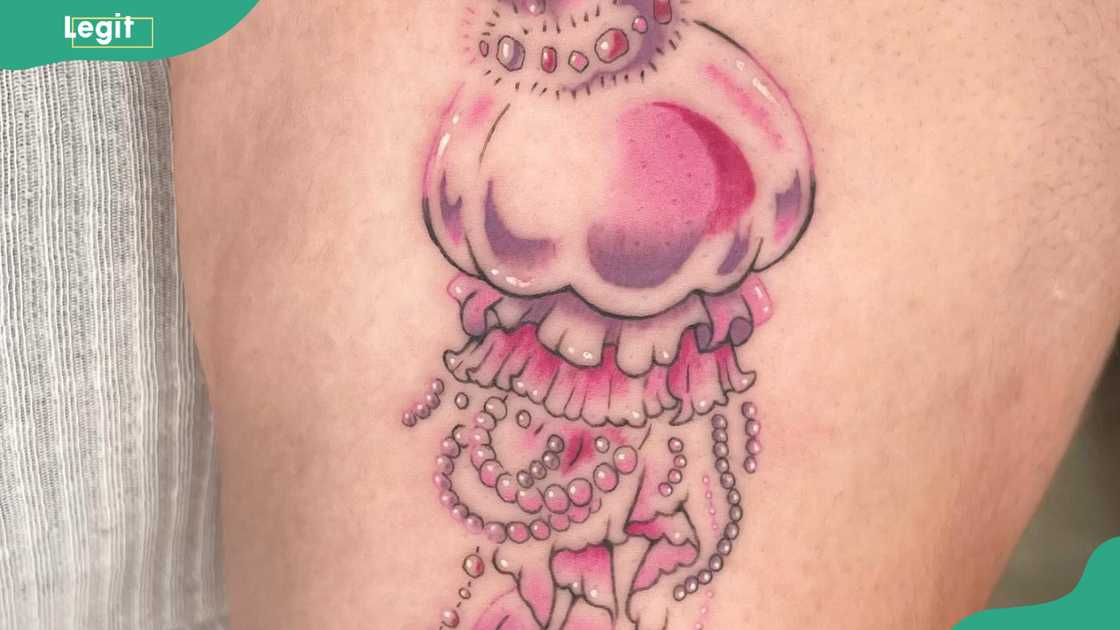 Princess jellyfish tattoo Princess jellyfish tattoo