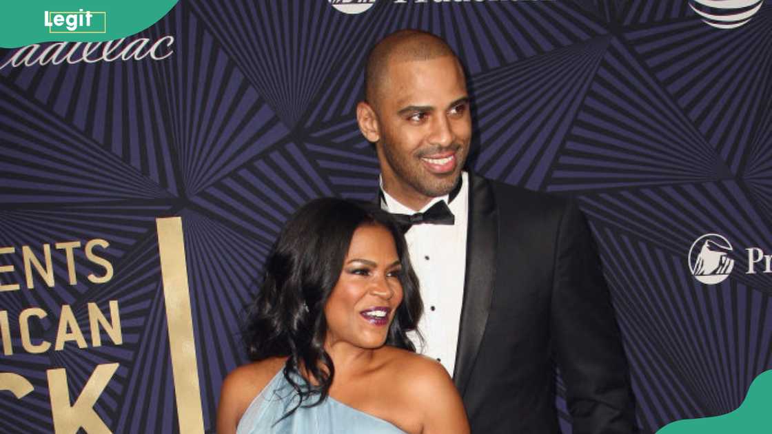 Nia Long and Ime Udoka at The Beverly Hilton Hotel Nia Long and Ime Udoka at The Beverly Hilton Hotel