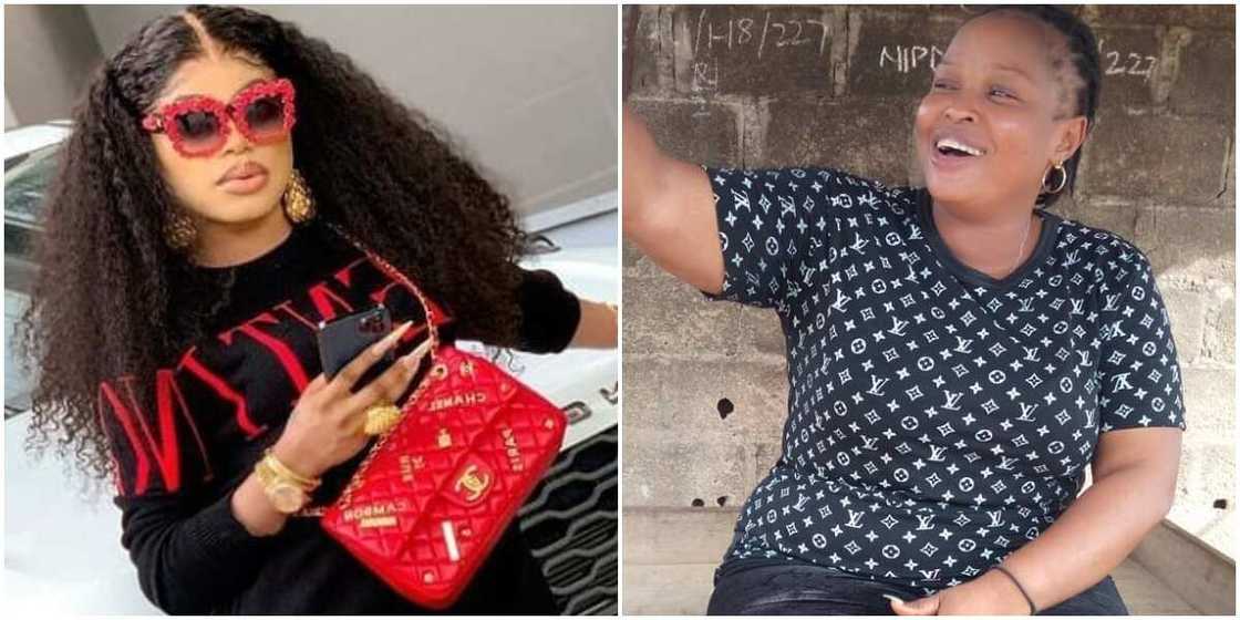 Bobrisky and a fan Bobrisky and a fan