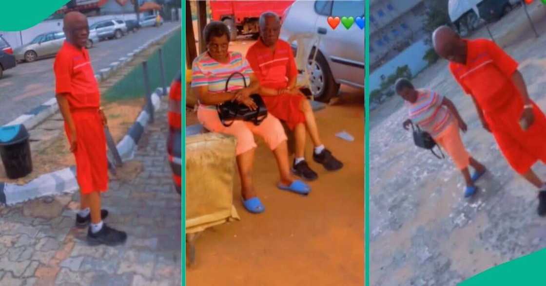 Cute couple goals/Grandpa and grandma in Nigeria.