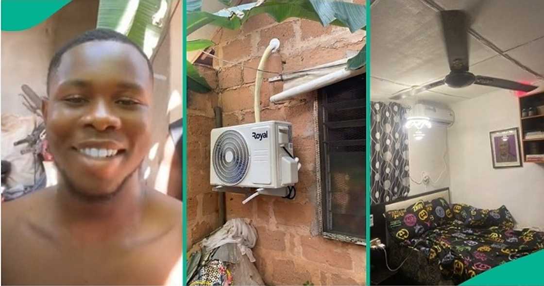 Man designs uncompleted house to look luxurious Man designs uncompleted house to look luxurious