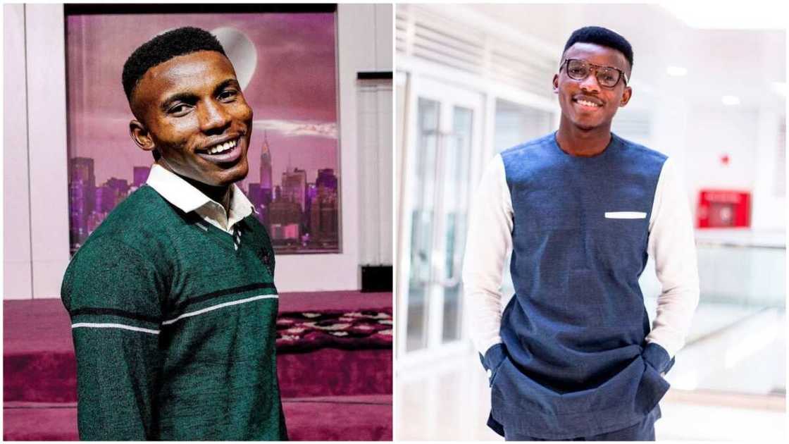 A collage showing the young Nigerian.
Photo source: Facebook/Enyo Sam Odiba A collage showing the young Nigerian.
Photo source: Facebook/Enyo Sam Odiba