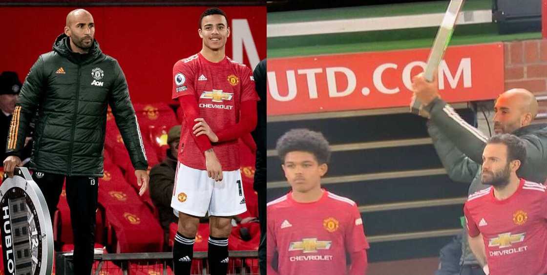 Man United fans react as one of their players was on refereeing duties Man United fans react as one of their players was on refereeing duties