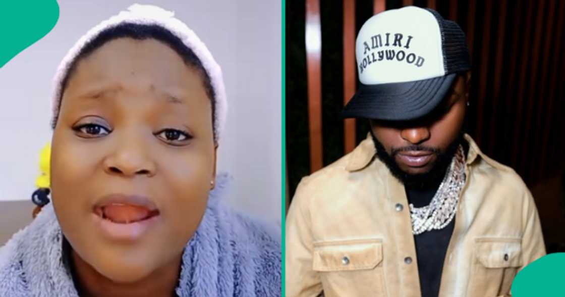 Lady in awe after Davido and Juma Jux greeted each other amicably. Lady in awe after Davido and Juma Jux greeted each other amicably.