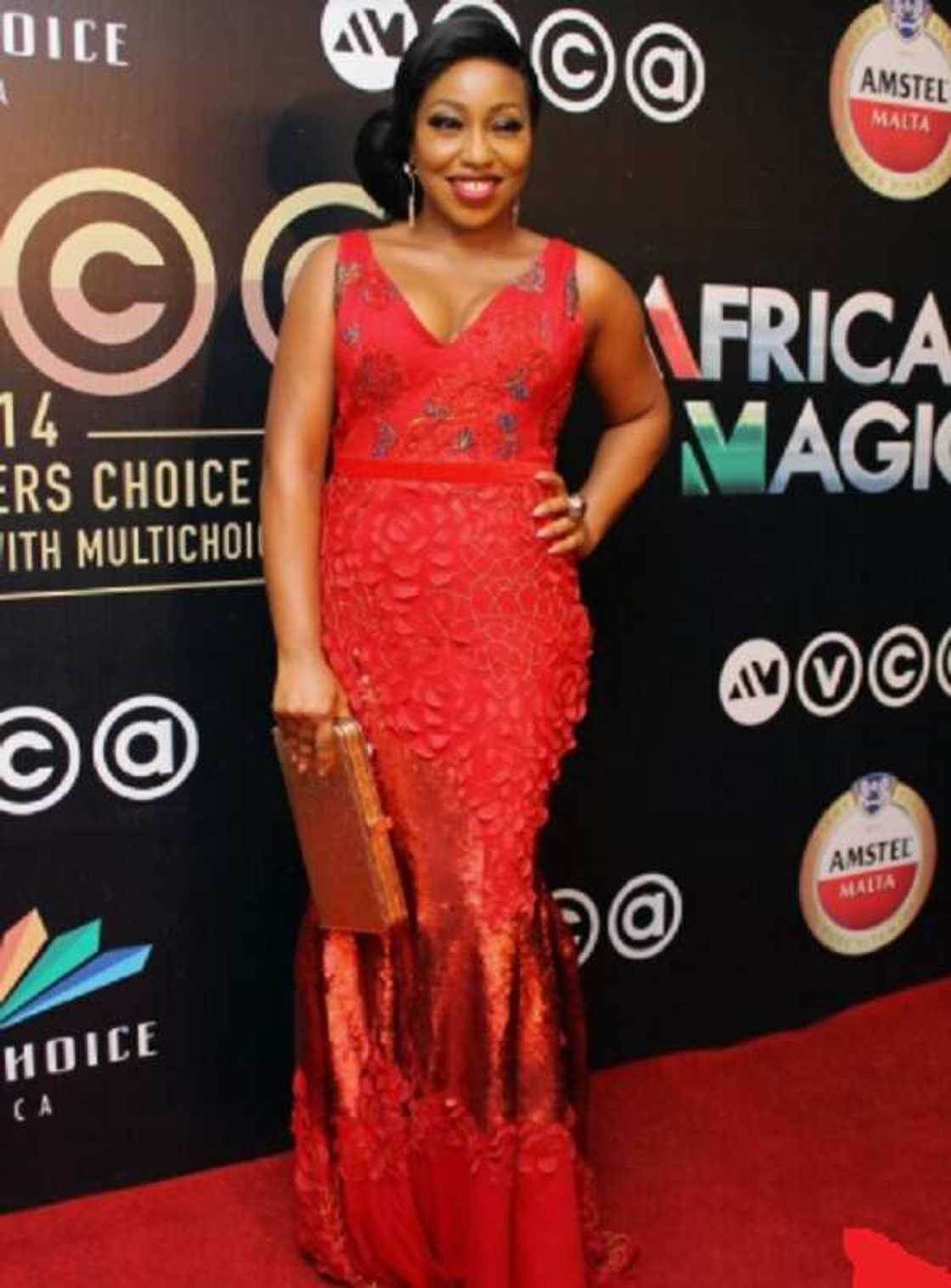 A photo of Rita Dominic on the red carpet. A photo of Rita Dominic on the red carpet.