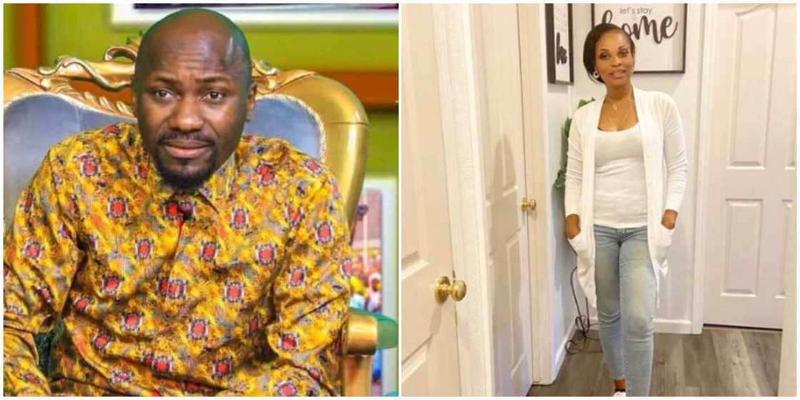 Georgina Onuoha and Apostle Suleman Georgina Onuoha and Apostle Suleman