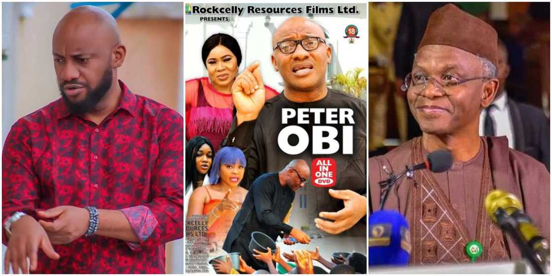 Yul Edochie, Yul Edochie's movie on Peter Obi, Kaduna State Governor El Rufai Yul Edochie, Yul Edochie's movie on Peter Obi, Kaduna State Governor El Rufai