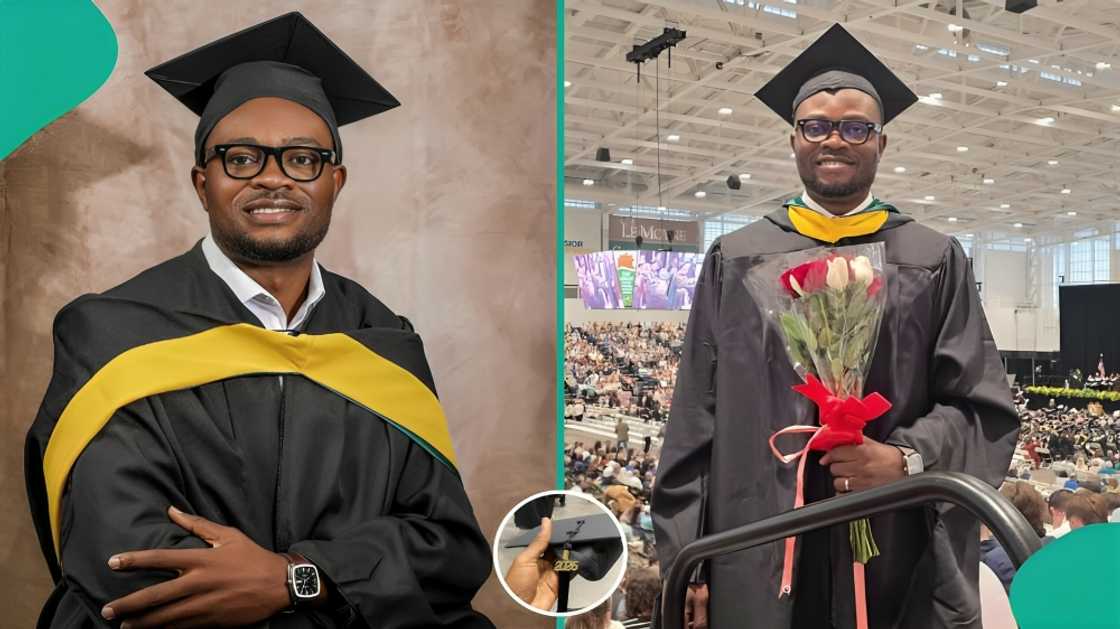 Nigerian man graduates from US university, reveals rare course and CGPA Nigerian man graduates from US university, reveals rare course and CGPA