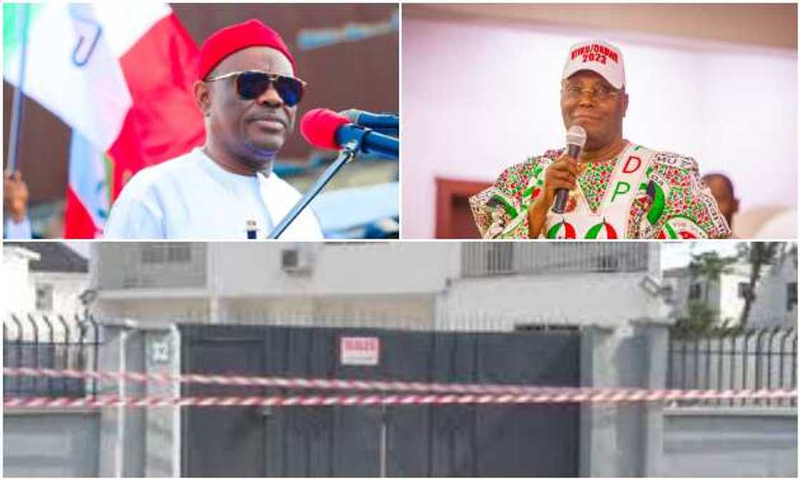 Wike, Atiku, sealed office