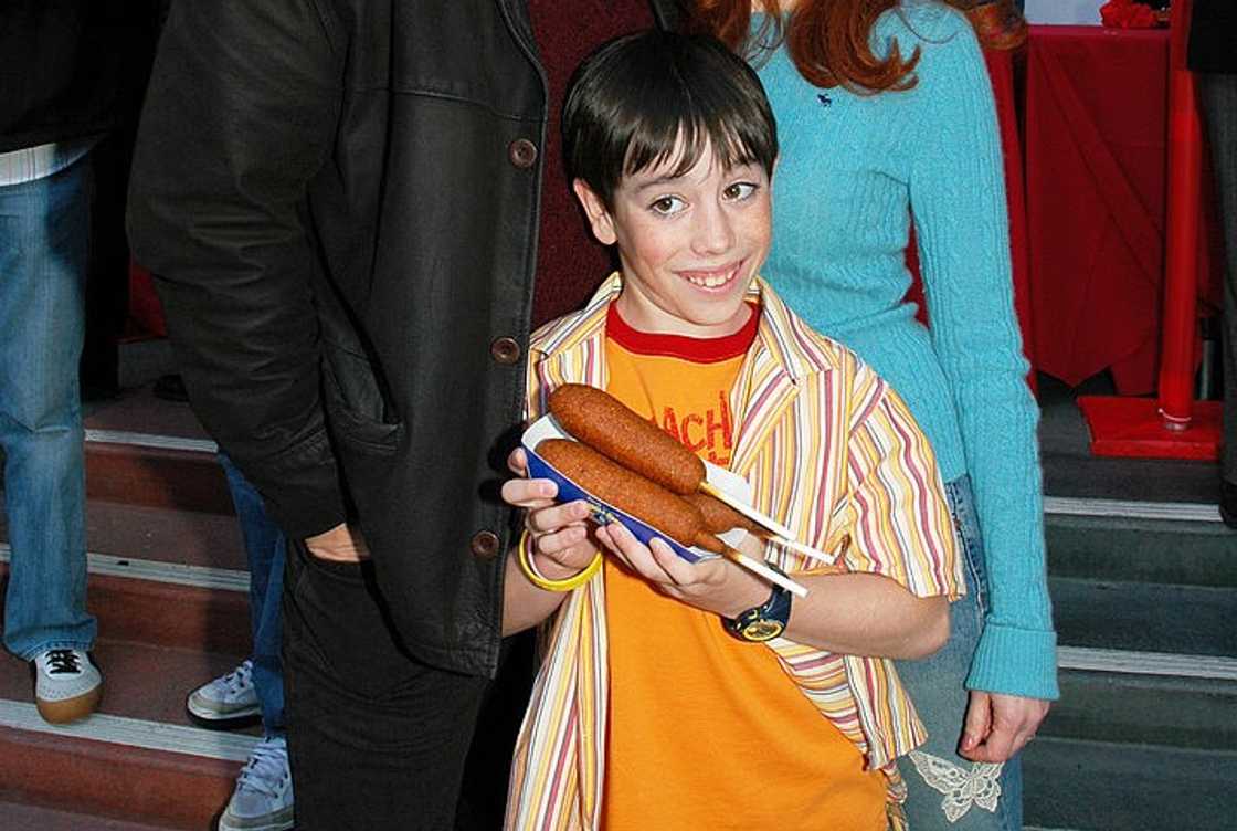 Frankie Ryan Manriquez attends a Veggie Dog Eating contest Frankie Ryan Manriquez attends a Veggie Dog Eating contest
