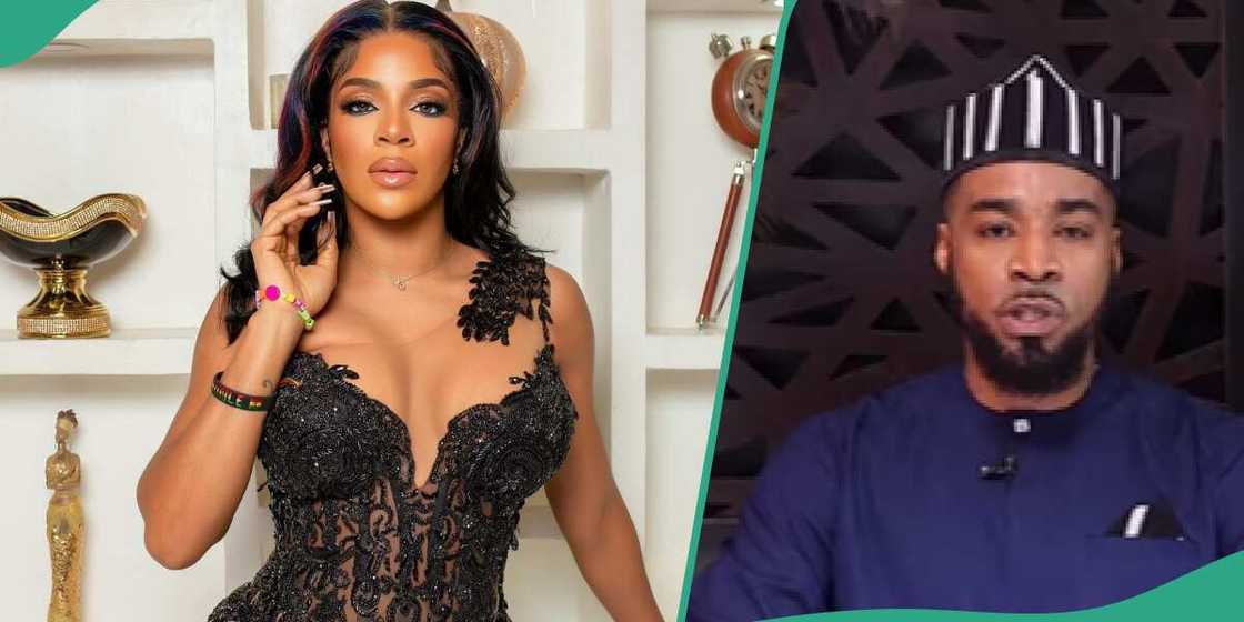 BBNaija star Venita's ex-husband Terna Tarka. BBNaija star Venita's ex-husband Terna Tarka.