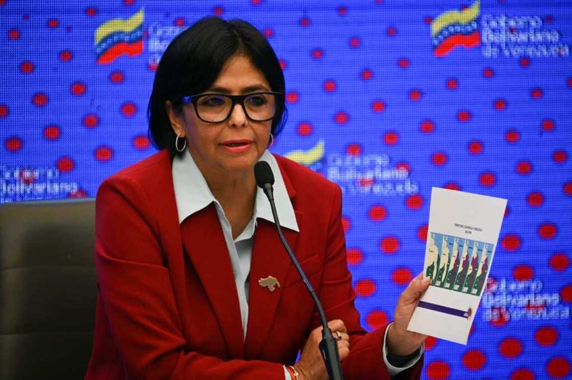 Venezuelan Vice President Delcy Rodriguez said Guyana's petition to the ICJ 'if it weren't so tragic, would be laughable'