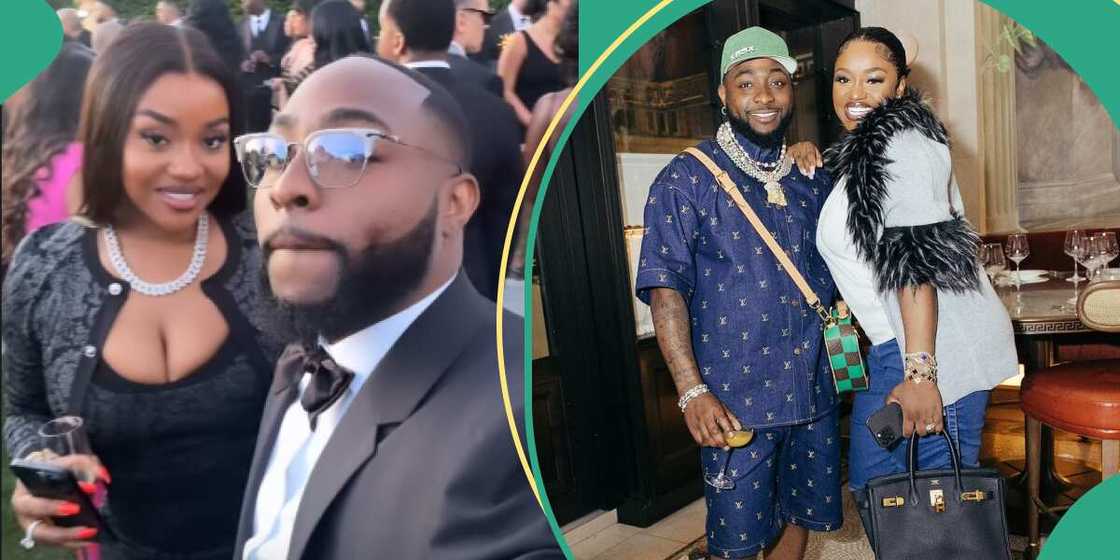 Reactions trail Chef Chi's outfit as she attends a wedding with Davido. Reactions trail Chef Chi's outfit as she attends a wedding with Davido.
