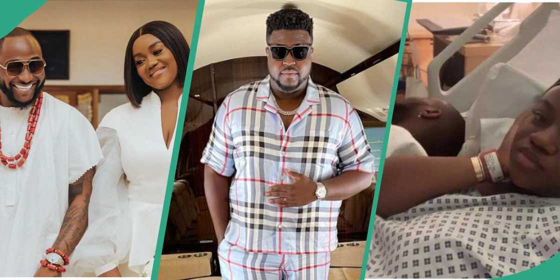 Davido and Chioma welcome twins, Davido's elder brother Adewale Davido and Chioma welcome twins, Davido's elder brother Adewale