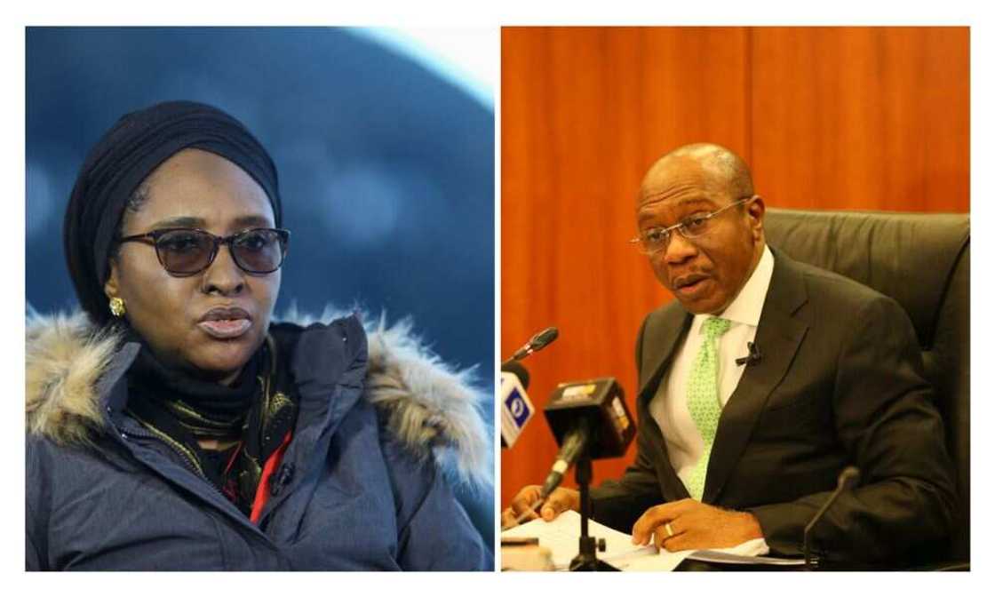 Minister of Finance, CBN, Emefiele Minister of Finance, CBN, Emefiele