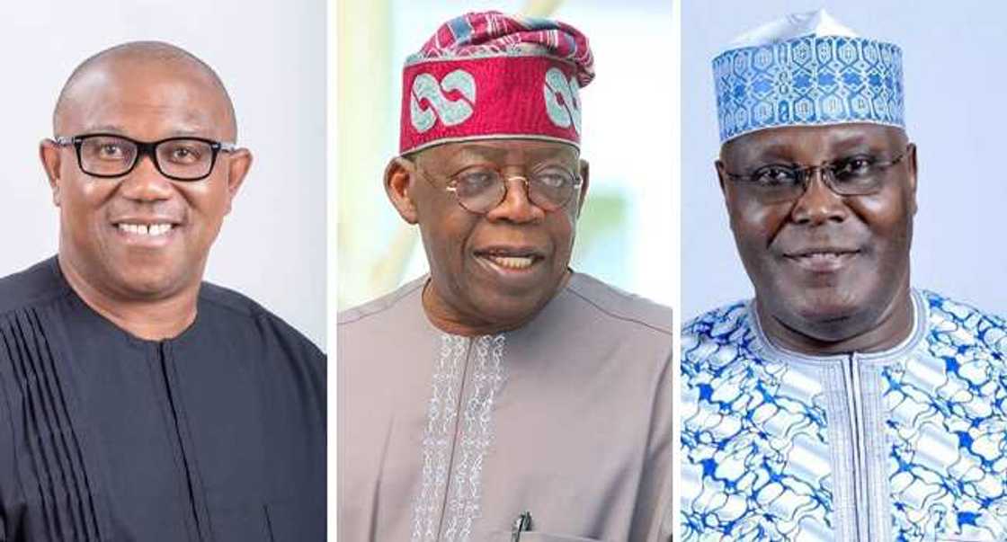 Obi, Tinubu, Atiku Obi, Tinubu, Atiku