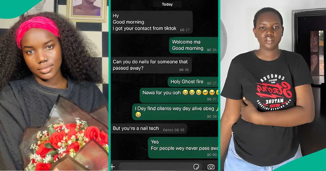 Nail tech shares client's scary request she had to reject, releases their WhatsApp chat Nail tech shares client's scary request she had to reject, releases their WhatsApp chat