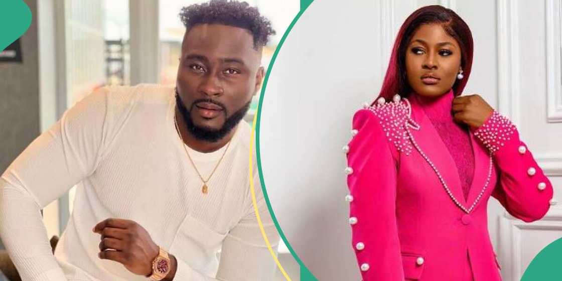 BBNaija All Stars housemates Pere and Alex BBNaija All Stars housemates Pere and Alex