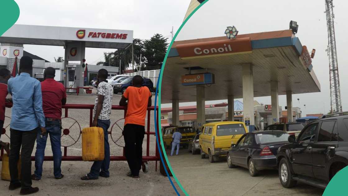 Filling stations sell petrol at N1,000 amid fuel scarcity in Nigeria Filling stations sell petrol at N1,000 amid fuel scarcity in Nigeria