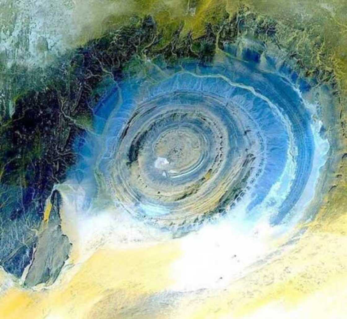 Giant blue eye of Africa