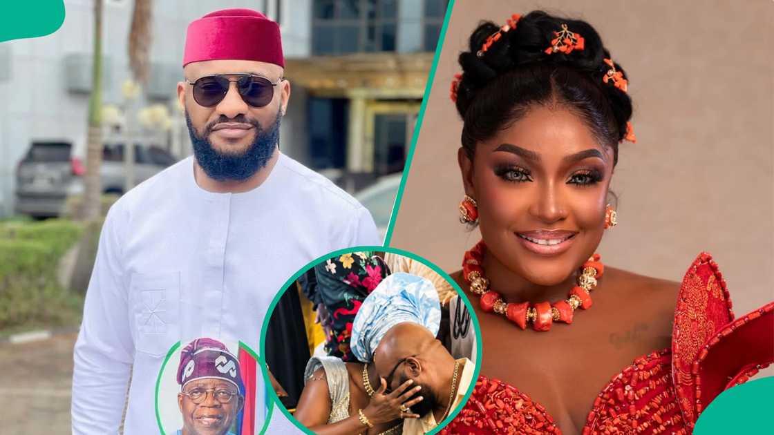 Yul Edochie and Lizzy Gold attend event togther, fans react Yul Edochie and Lizzy Gold attend event togther, fans react