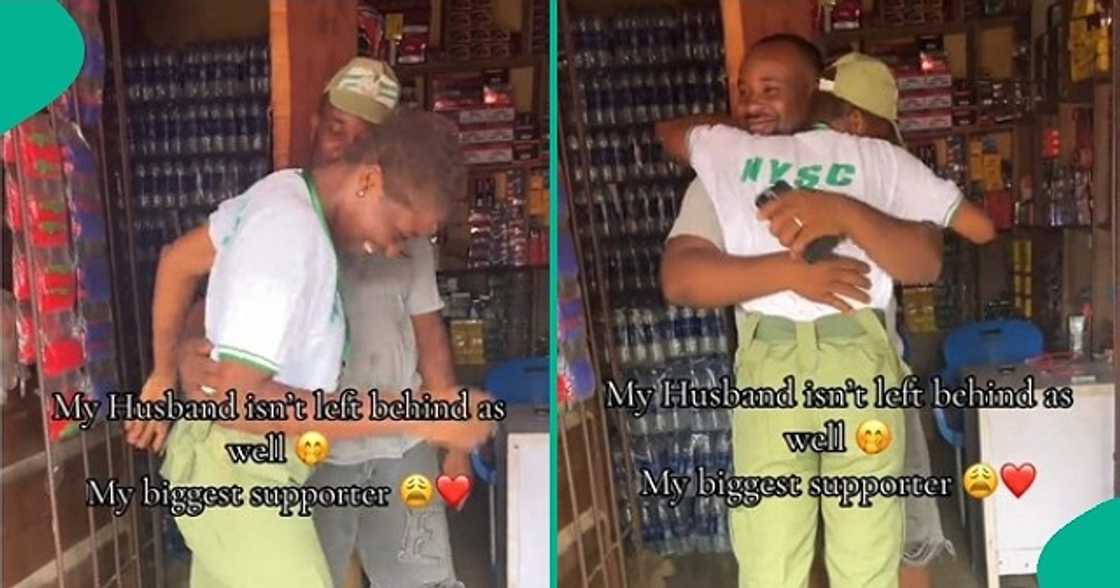After her POP, ex-corps member visits husband's provision shop to express her gratitude. After her POP, ex-corps member visits husband's provision shop to express her gratitude.