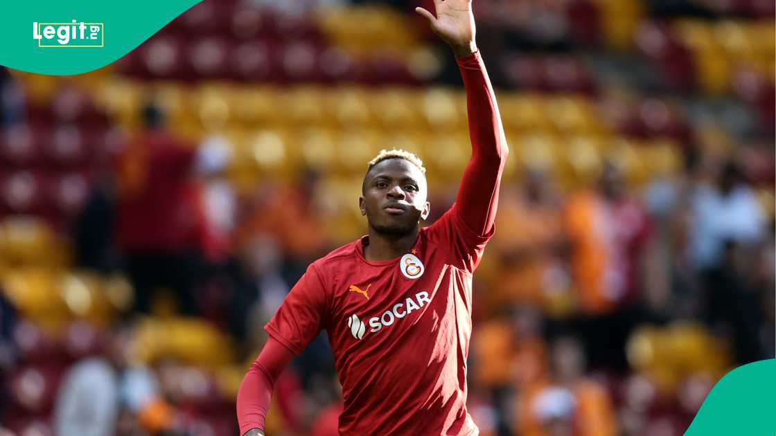 Victor Osimhen, Galatasaray, IF Elfsborg, Rams Park, Istanbul, Turkiye, UEFA Europa League Victor Osimhen, Galatasaray, IF Elfsborg, Rams Park, Istanbul, Turkiye, UEFA Europa League