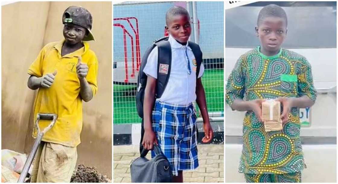 Photos of Kamorudeen, the Nigerian kid who worked at a construction site. Photos of Kamorudeen, the Nigerian kid who worked at a construction site.