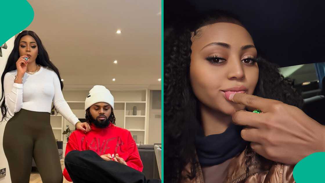 Regina Daniels hangs out with her brother in London Regina Daniels hangs out with her brother in London
