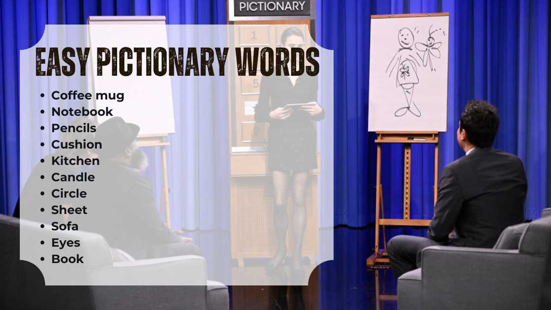 Easy Pictionary words Easy Pictionary words