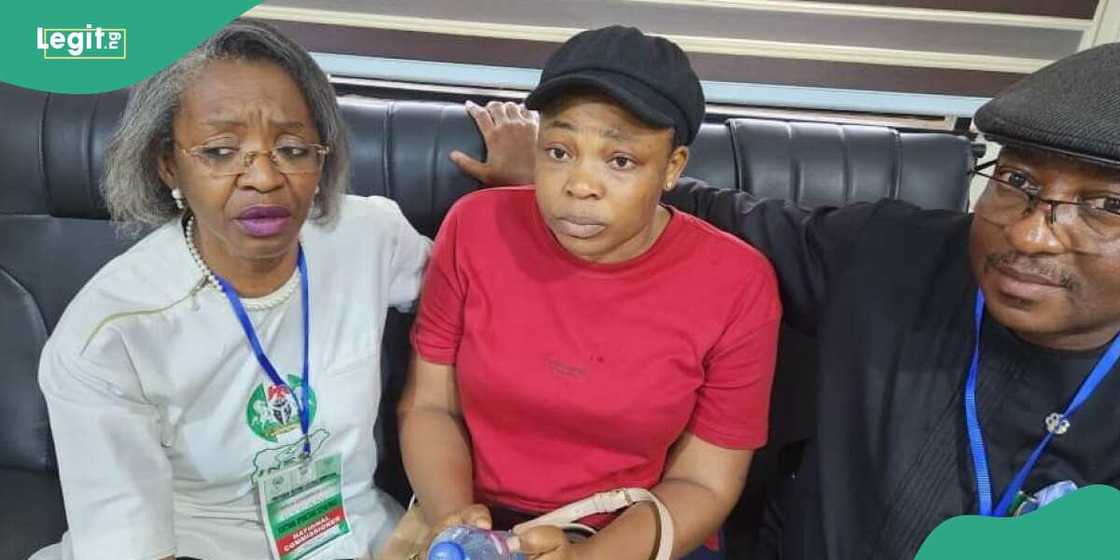 INEC announced the release of the abducted Supervisory Presiding Officer. Ebehireme Blessing Ekwe in Bayelsa INEC announced the release of the abducted Supervisory Presiding Officer. Ebehireme Blessing Ekwe in Bayelsa