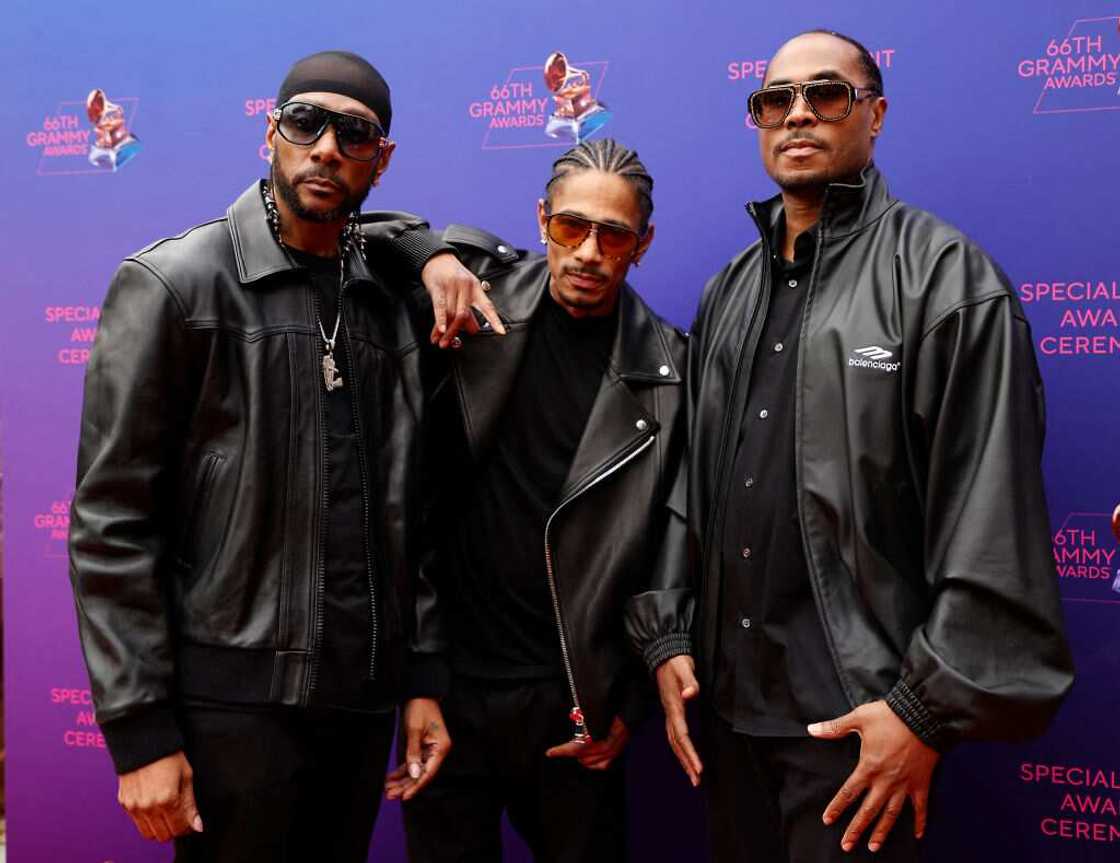 Bone Thugs-N-Harmony arrives for the Recording Academy's Special Merit Awards Ceremony