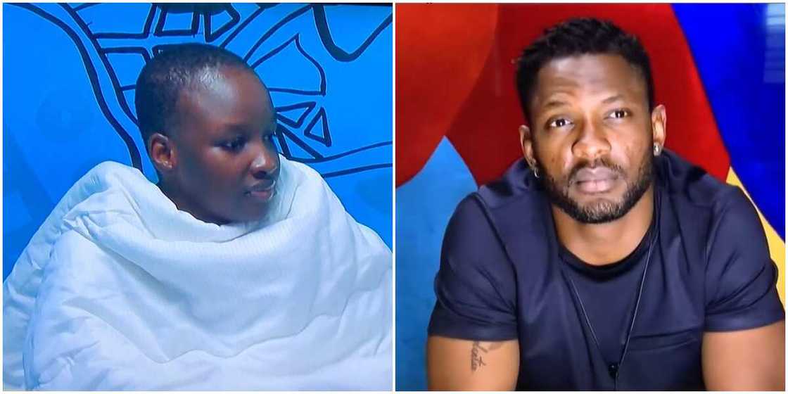 BBNaija: Cross and Saskay BBNaija: Cross and Saskay