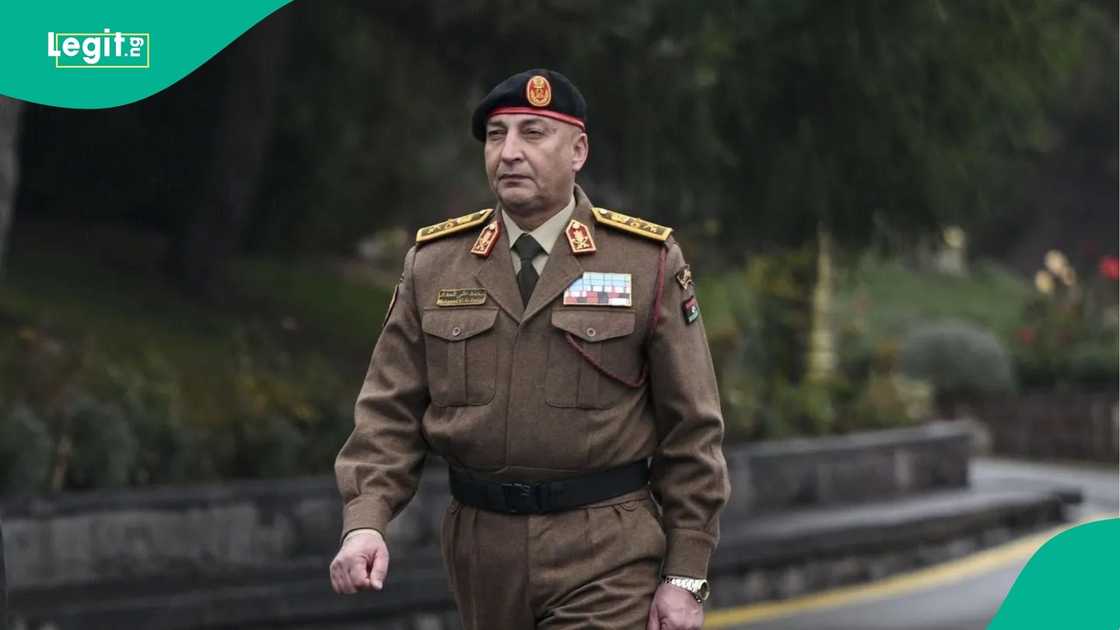 Abdulhamid Dbeibah gives update as Libya's army chief, General Muhammad Ali Ahmad al-Hadda, dies in a plane crash. Abdulhamid Dbeibah gives update as Libya's army chief, General Muhammad Ali Ahmad al-Hadda, dies in a plane crash.