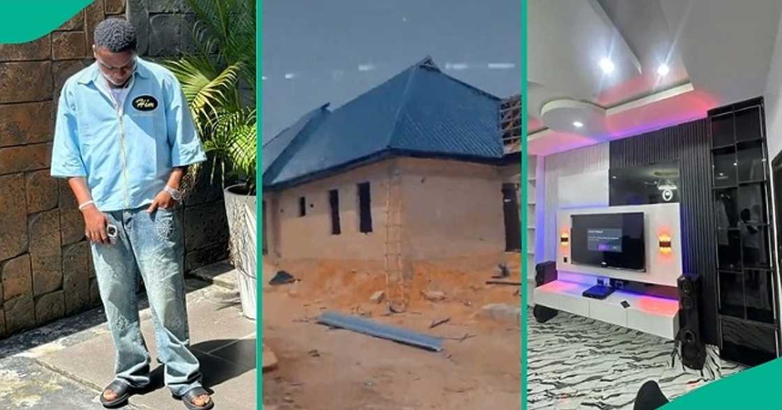 Man who built bungalow shows off impressive structure Man who built bungalow shows off impressive structure