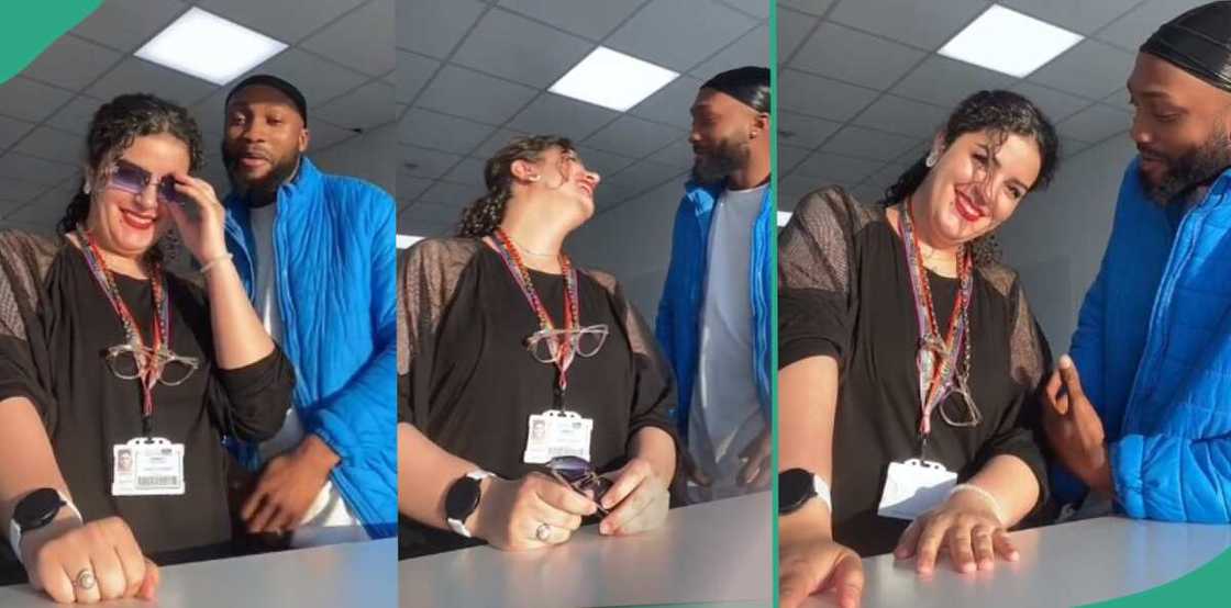 Oyinbo lecturer, Nigerian man Oyinbo lecturer, Nigerian man