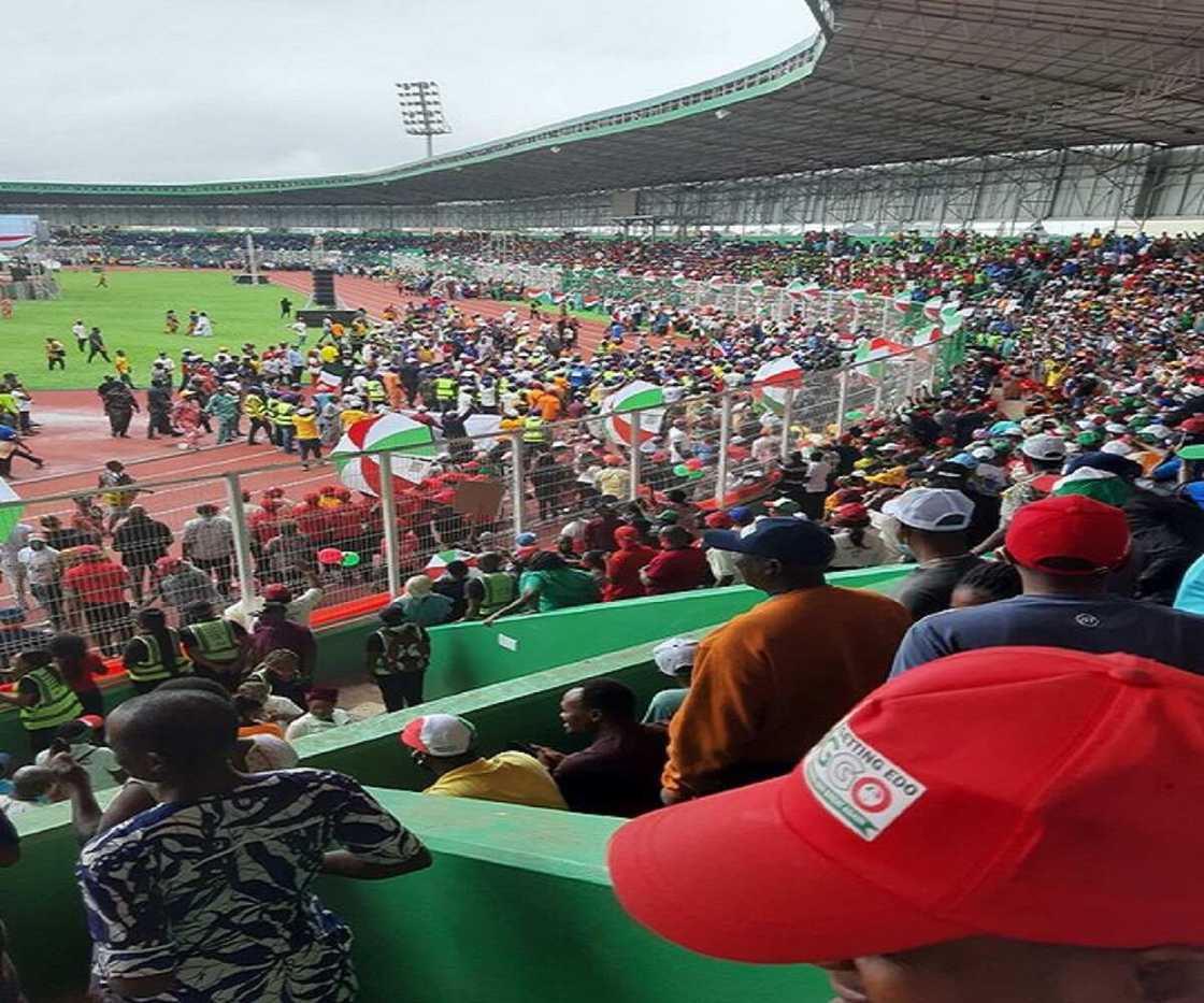 Zaben Edo 2020: Jerin manyan jiga jigan PDP da suka hallara a Benin Zaben Edo 2020: Jerin manyan jiga jigan PDP da suka hallara a Benin