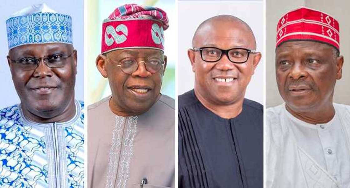 Manyan yan takarar shugaban kasa hudu. Manyan yan takarar shugaban kasa hudu.